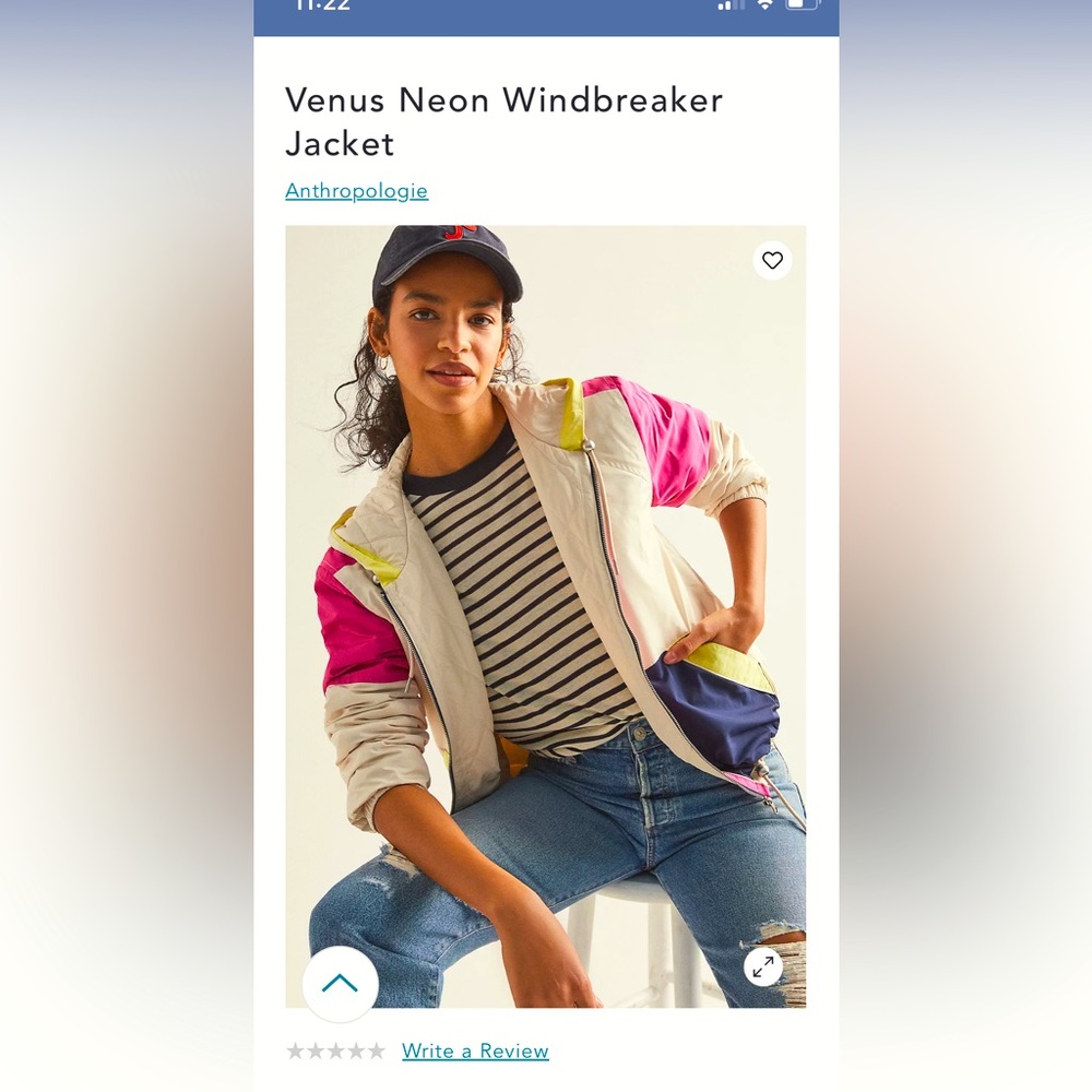 Anthropologie Windbreaker Jacket